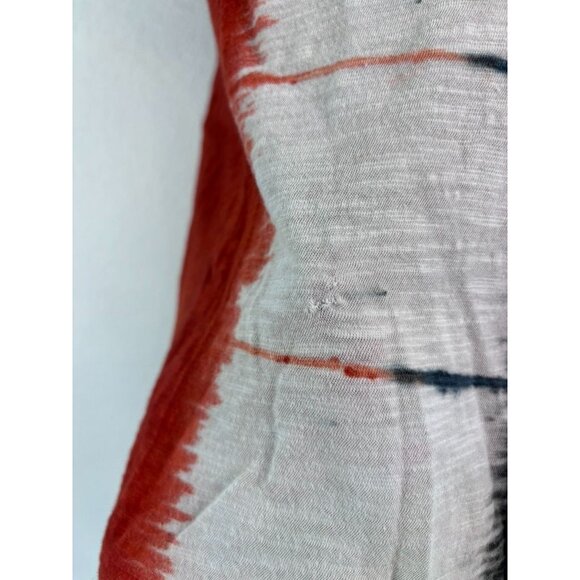 Gilda Midani women's‎ small short sleeve tie dye orange grey casual t-shirt - Picture 3 of 8